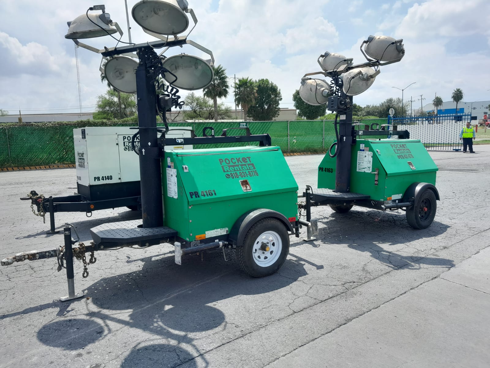 Torre de Iluminación Maxilight 6KW en Obra